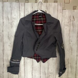 Bebe Costume Play Military Corset Jacket- Rare (Cosplay)small preppy minimalist